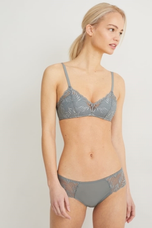 C&A Bralette Imbottito Lycra® Verdi | 5987-RGEVC