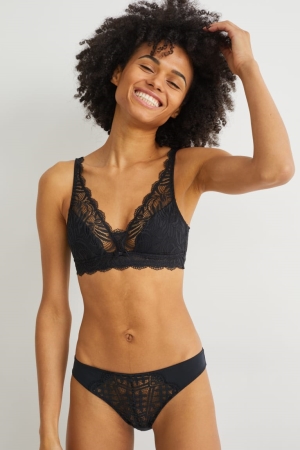 C&A Bralette Nere | 7218-ZWLEN