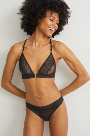 C&A Bralette Nere | 8470-XGOPQ