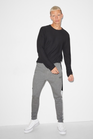 C&A Clockhouse Joggers Grigie Chiaro | 6870-UHVXI