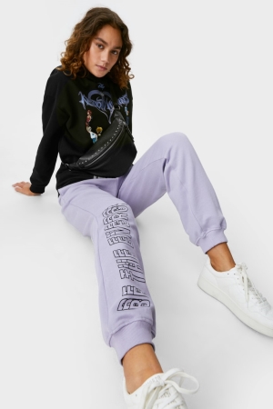 C&A Clockhouse Joggers Viola Chiaro | 1674-VWHJU