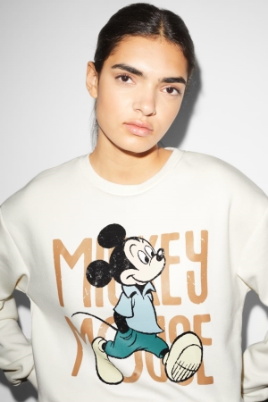 C&A Clockhouse Mickey Mouse Bianche | 8705-SMKYJ