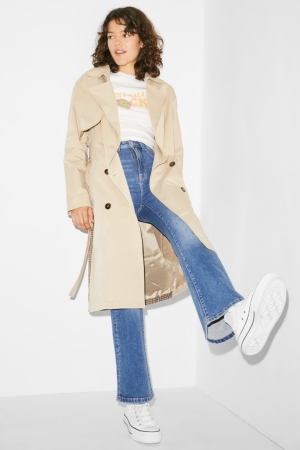 C&A Clockhouse Trench Beige | 1760-WFZRC