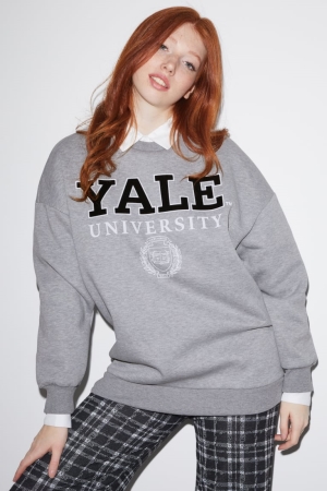 C&A Clockhouse Yale University Grigie Chiaro | 0836-SMEBQ