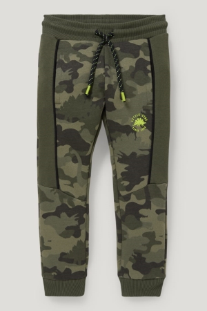 C&A Dinosaur Joggers Khaki | 6012-PFRAZ