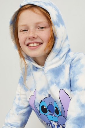 C&A Lilo & Stitch Bianche Blu Chiaro | 5247-WPTQX