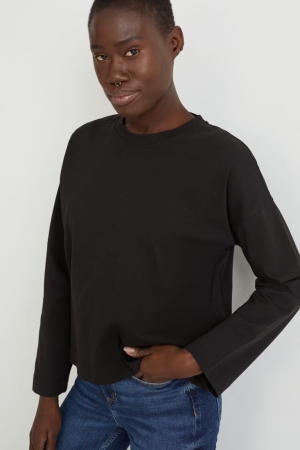 C&A Long Sleeve Nere | 9642-LSVBT