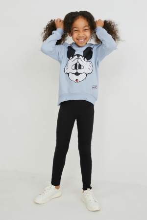 C&A Mickey Mouse Set And Leggings 2 Piece Blu Chiaro | 7638-GLBQY