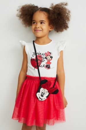 C&A Minnie Mouse Set And Bag 2 Piece Rosa | 2693-SBVAI