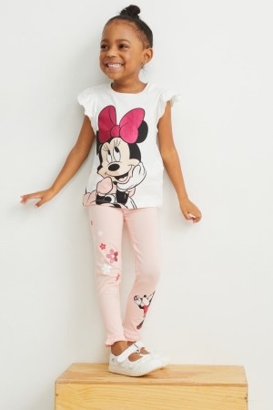 C&A Multipack Of 2 Minnie Mouse Leggings Rosa | 8543-WCXOD