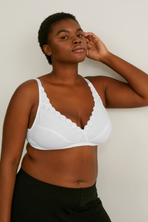 C&A Multipack Of 2 Non-wired Bra Bianche | 9674-NLJZF