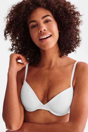 C&A Multipack Of 2 Underwire Bra Demi Organic Cotone Nere Bianche | 7413-ACMLG