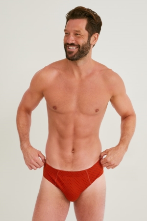 C&A Multipack Of 3 Briefs Organic Cotone Arancioni Rosse | 3986-YXQAJ