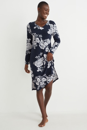 C&A NightFloral Blu Scuro | 9180-BOFVE