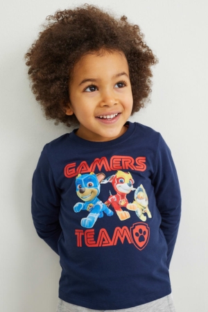 C&A Paw Patrol Long Sleeve Blu Scuro | 8391-GNQAE