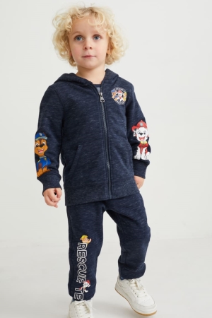 C&A Paw Patrol Set Zip-through And Joggers 2 Piece Blu Scuro | 5126-SPHTN