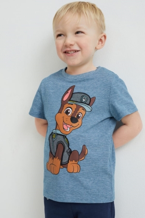 C&A Paw Patrol Sleeve With In-conversion Cotone Blu | 6178-BAGYP