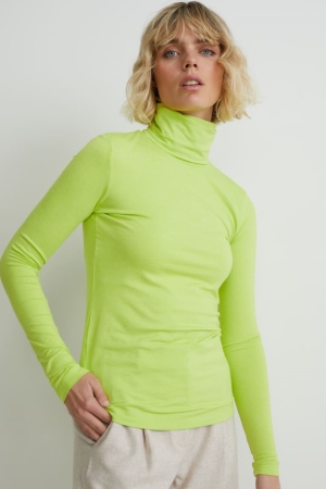 C&A Polo Neck Verdi Chiaro | 0563-ONXYP