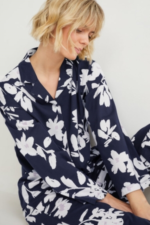 C&A Pyjamas Floral Blu Scuro | 4259-RSLAN