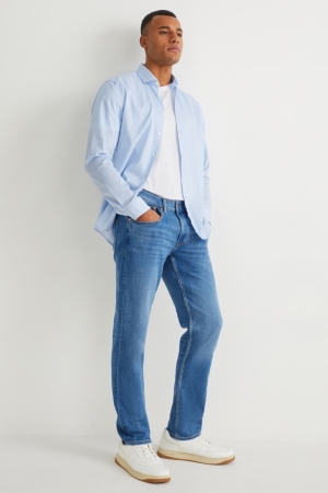 C&A Slim Flex Jog Denim With Organic Cotone Blu | 6420-PVUQJ