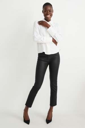 C&A Slim High Vita Lycra® Nere | 1702-TNICG