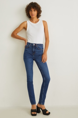 C&A Slim High Vita Recycled Blu | 8124-AWTYX