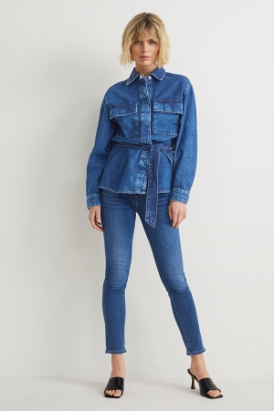 C&A Slim Mid-rise Vita Lycra® Blu | 2785-BKOMH