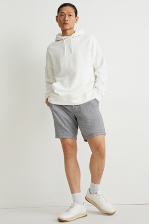 C&A Sweat With Organic Cotone Grigie Chiaro | 0613-VCRPI