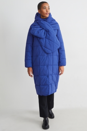 C&A Trapuntato With Hood Recycled Blu | 4371-GXEDS