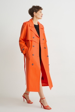 C&A Trench Arancioni Scuro | 9725-PASCJ