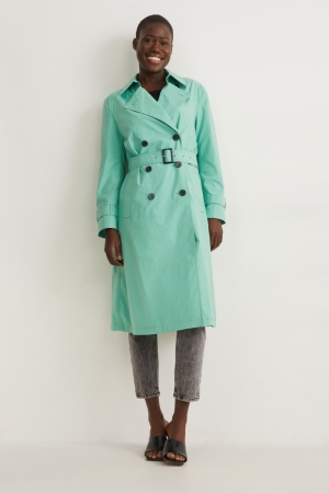 C&A Trench Verde Acqua Chiaro | 5047-TSCZO