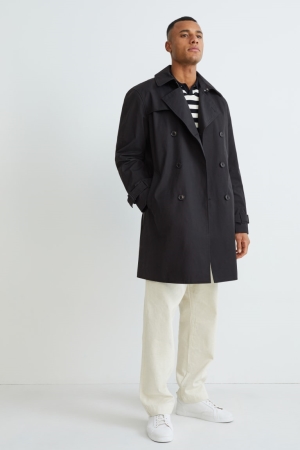 C&A Trench With Recycled Nylon Nere | 8741-WRSNT