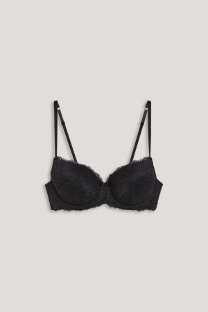 C&A Underwire Bra Full Coverage Imbottito Nere | 1274-XTWZL