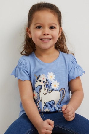 C&A Unicorn Sleeve Blu | 2759-MSEOT