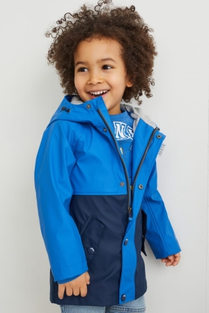 C&A With Hood Blu Scuro | 7396-ZFSLN