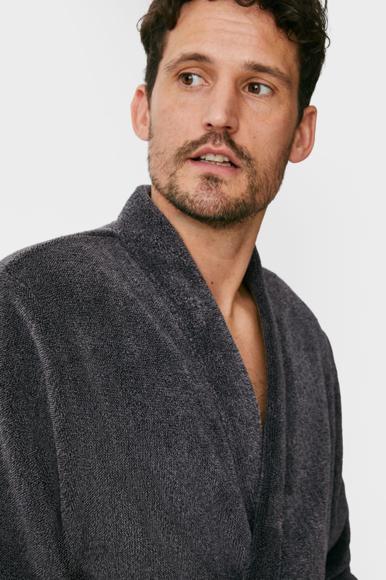 C&A Bathrobe Grigie | 3257-YHVIM