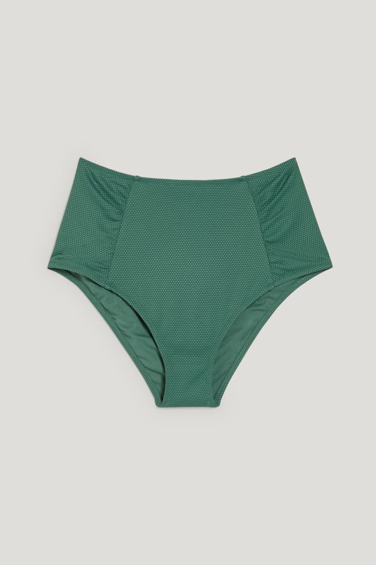 C&A Bikini Bottoms High Rise Verdi Scuro | 5680-ZETFR