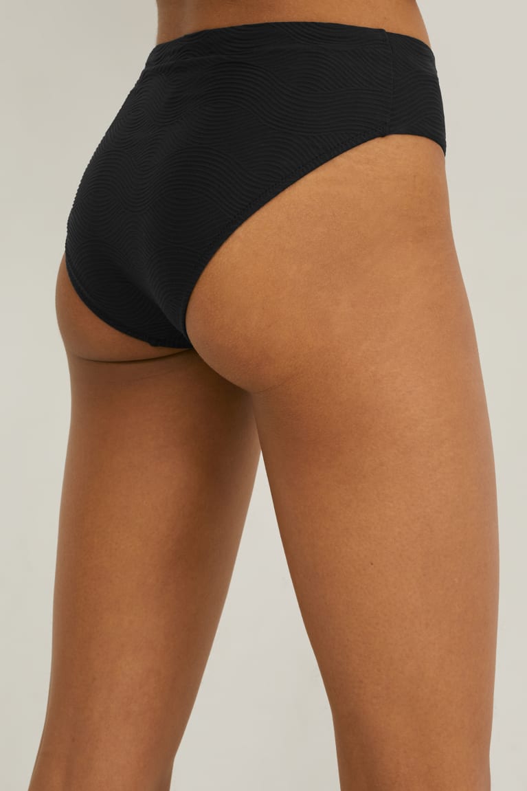 C&A Bikini Bottoms Mid-rise Lycra® Xtra Life™ Nere | 9084-QINDV