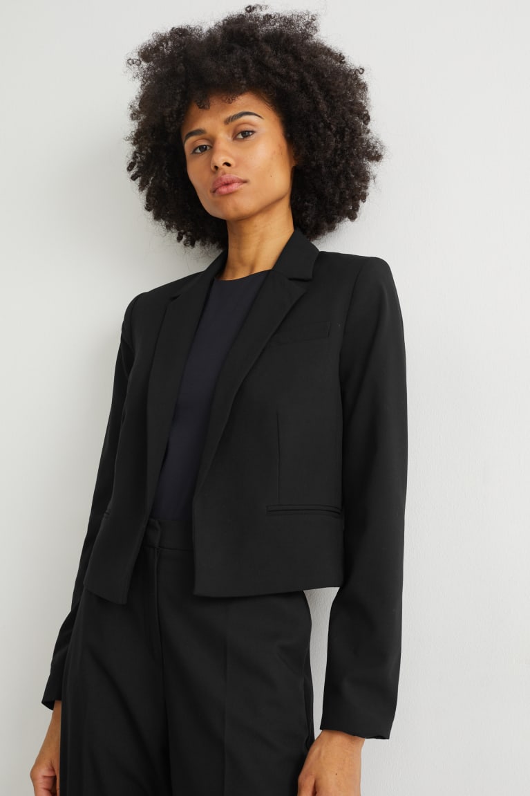 C&A Blazer- Regular Fit With Recycled Polyester Nere | 5438-NBKAO