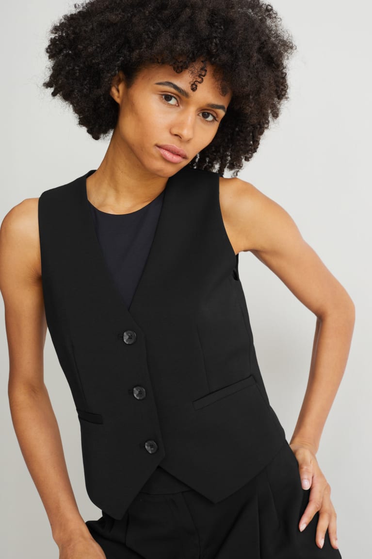 C&A Business WaistWith Recycled Polyester Nere | 8092-VUNSB