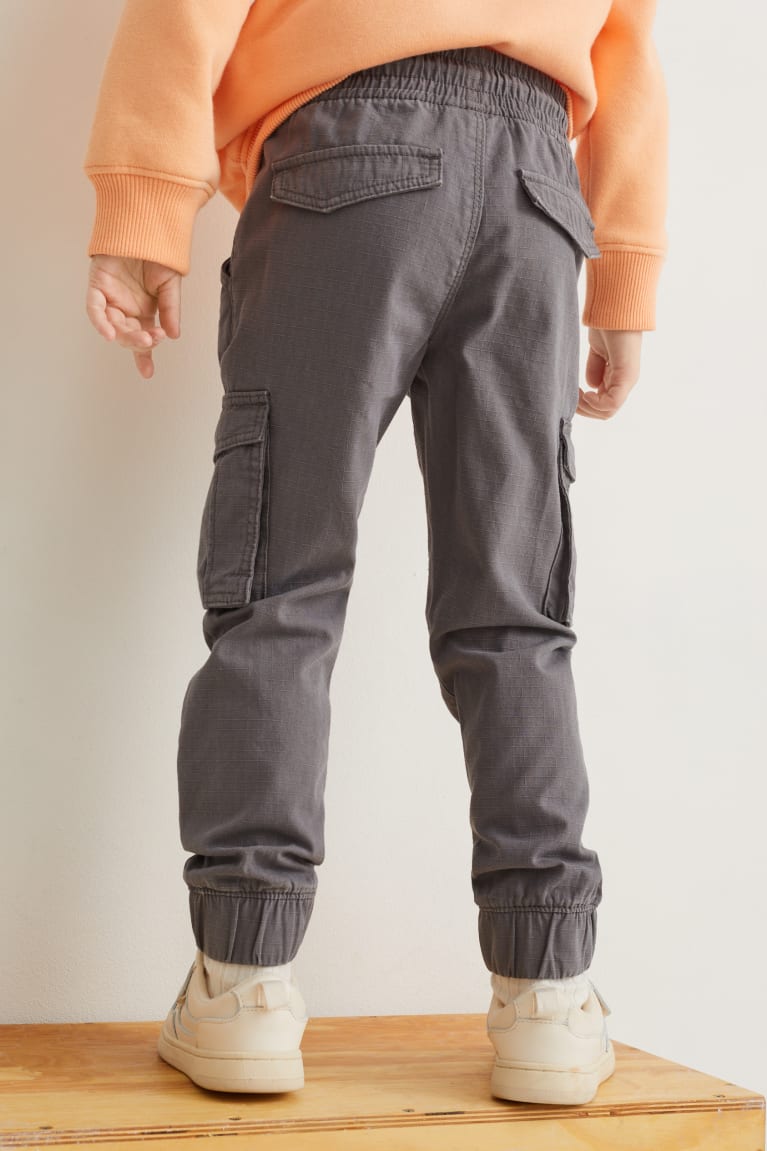 C&A Cargo Dritto Fit Grigie Scuro | 6279-NGDZR