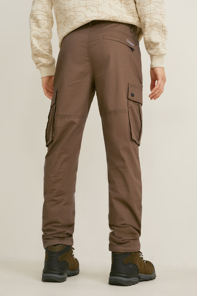 C&A Cargo Regular Fit Lycra® Recycled Khaki | 4039-DOLTG