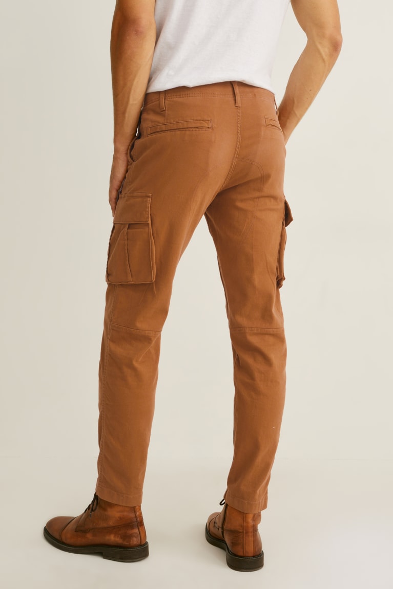 C&A Cargo Tapered Fit Flex Lycra® Havanna | 7593-QYLGS