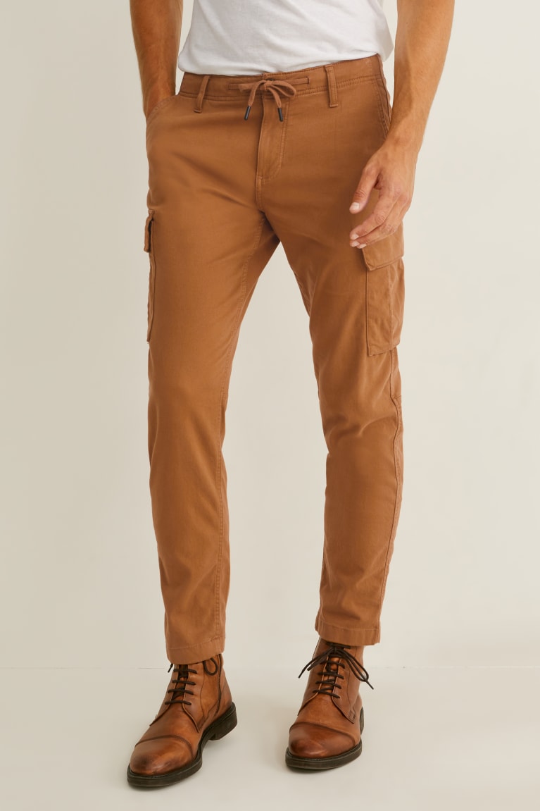 C&A Cargo Tapered Fit Flex Lycra® Havanna | 7593-QYLGS