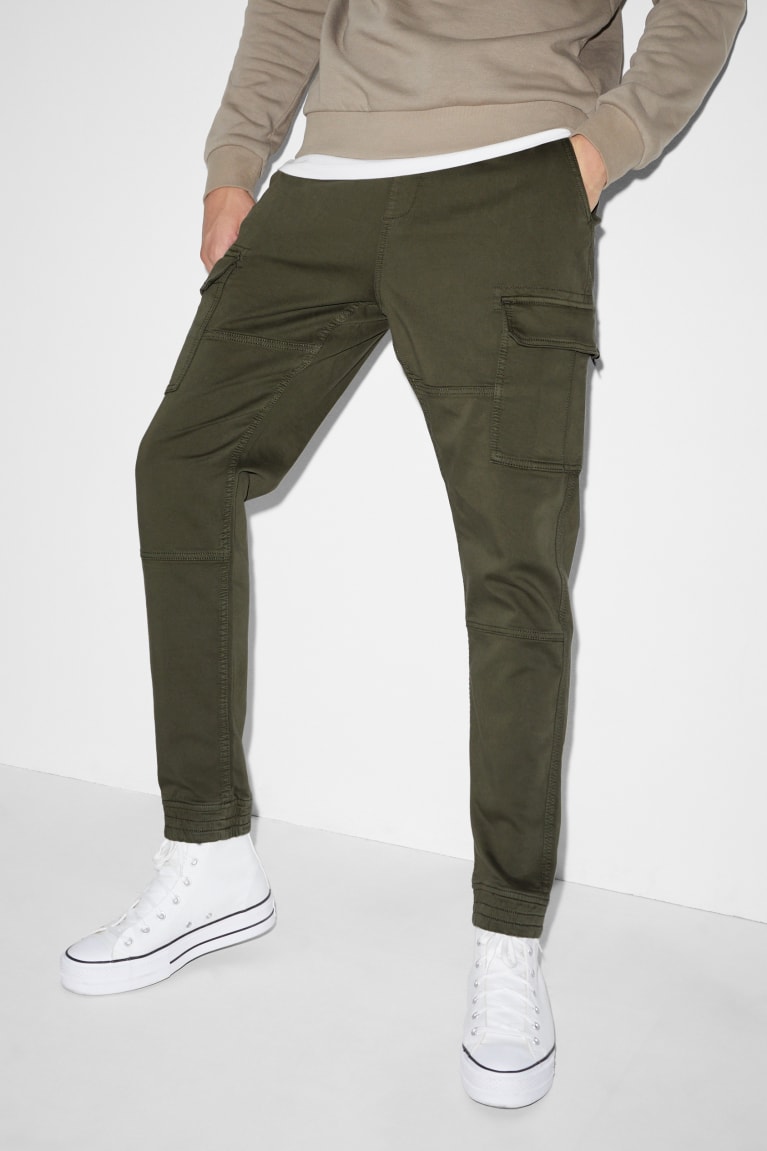 C&A Cargohose Slim Fit Lycra® Verdi Scuro | 4167-MTCLS