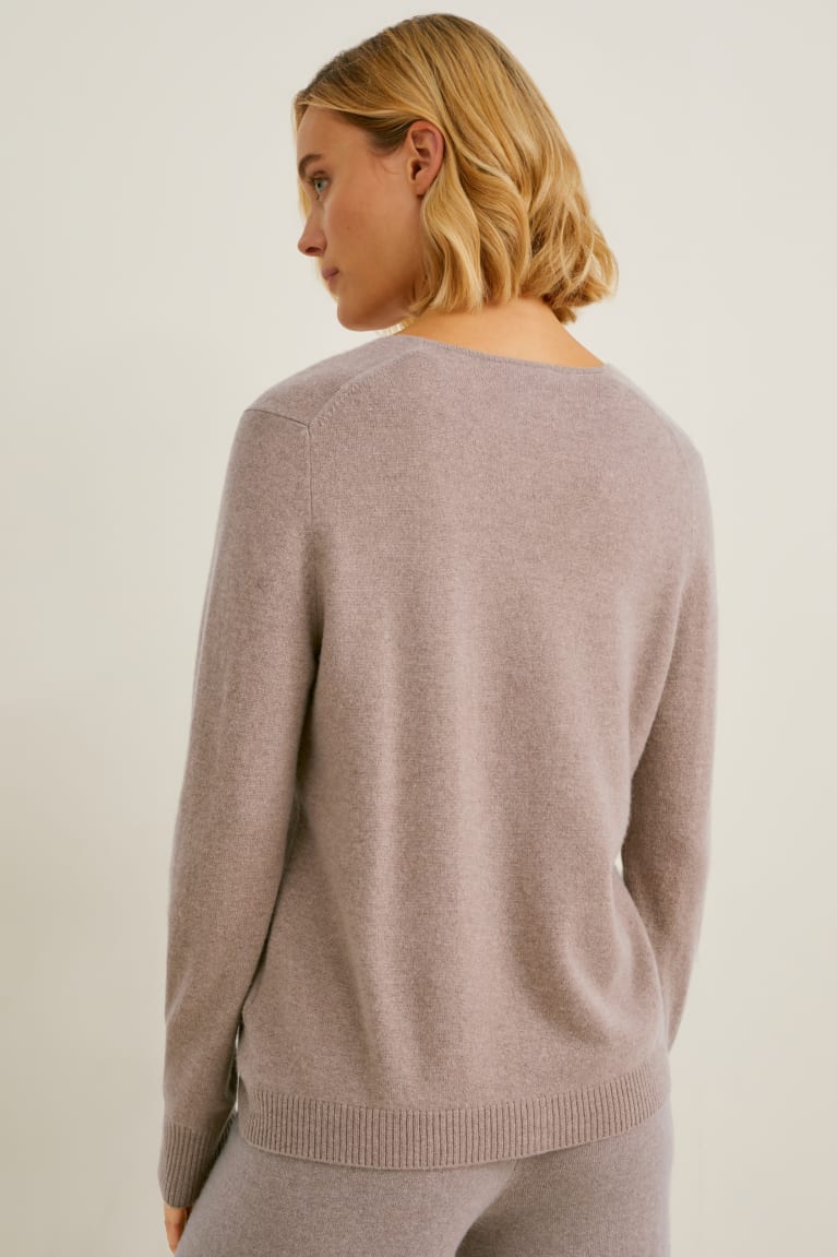 C&A Cashmere Grigie Marroni | 3821-DRLBH