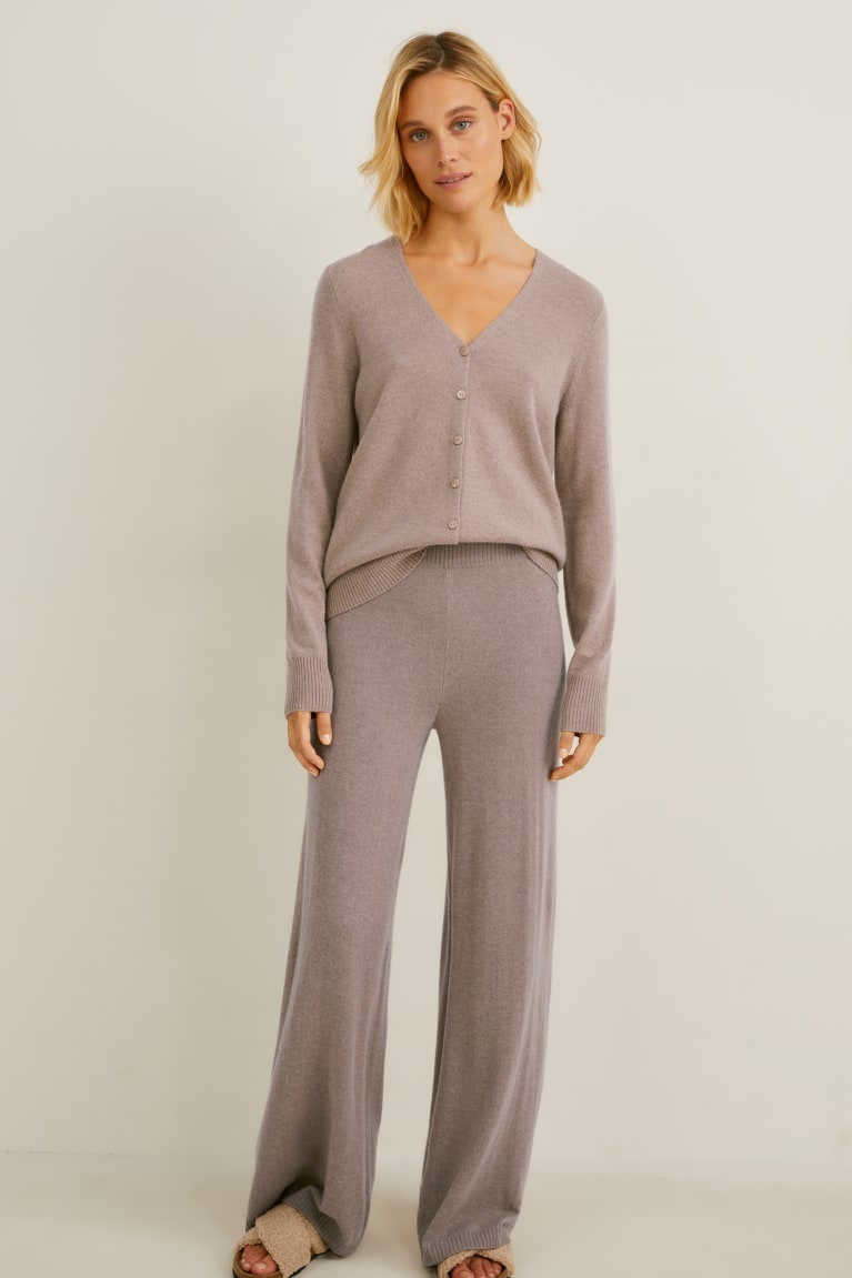 C&A Cashmere Grigie Marroni | 3821-DRLBH