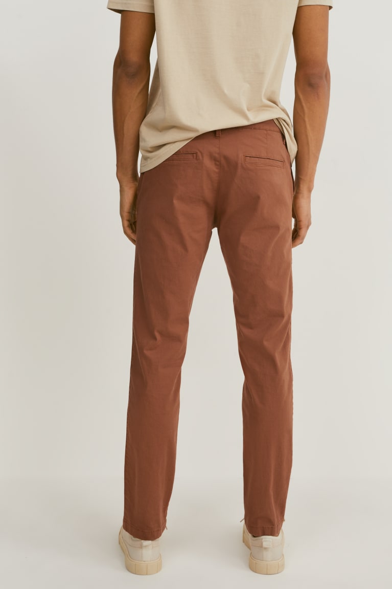 C&A Chinos Slim Fit Lycra® Marroni | 6549-YTUSD