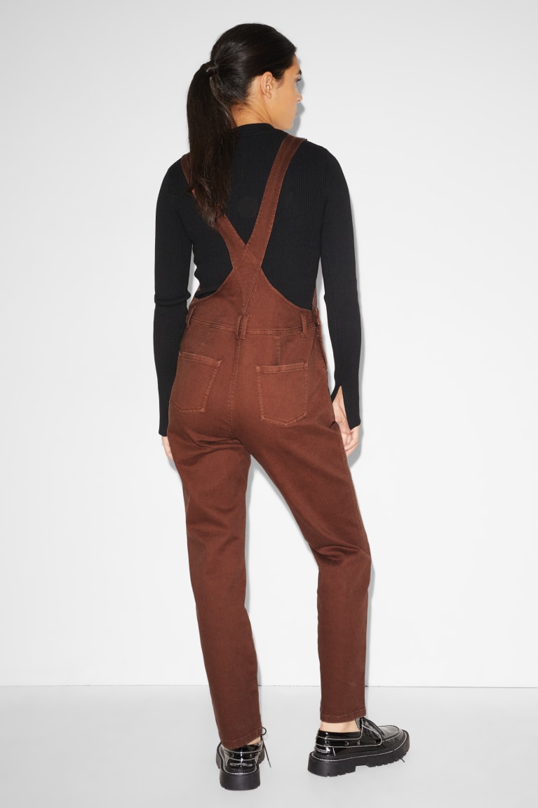 C&A Clockhouse Dungarees Marroni | 8401-KVRPZ