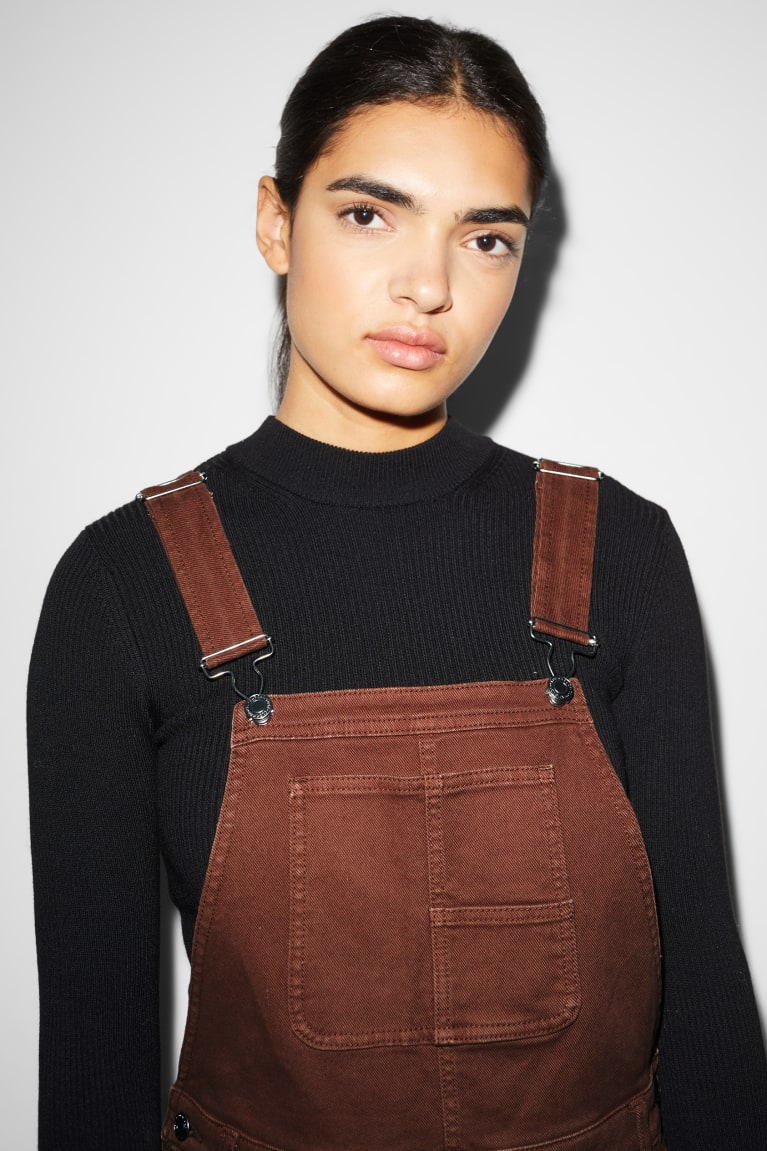 C&A Clockhouse Dungarees Marroni | 8401-KVRPZ